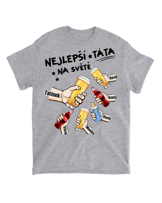 Tričko - Nejlepší táta na světě 4 - až 5 dětí - Climo.cz