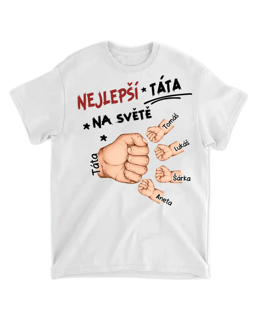 Tričko - Nejlepší táta na světě 8-až 8 dětí - Climo.cz