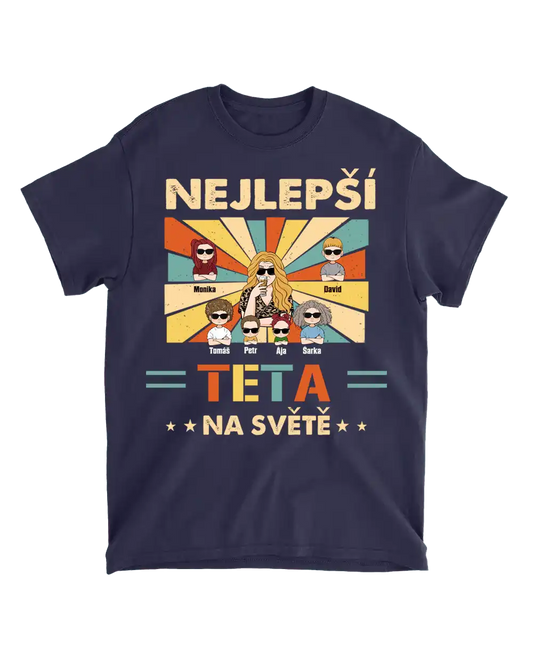 Tričko - Nejlepší Teta na světě 2 - až 7 dětí - Climo.cz