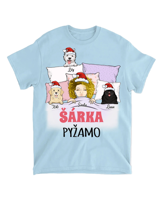 Tričko - Oblíbené pyžamo - až 5 mazlíčků - Climo.cz