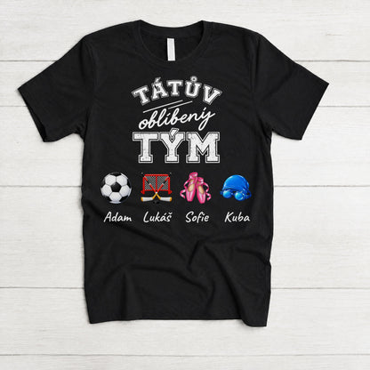 Tričko - Oblíbený tým - sporty a jména - Climo.cz