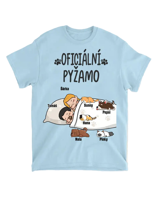 Tričko - Oficiální pyžamo 3 - až 6 psů - 2 lidé - Climo.cz
