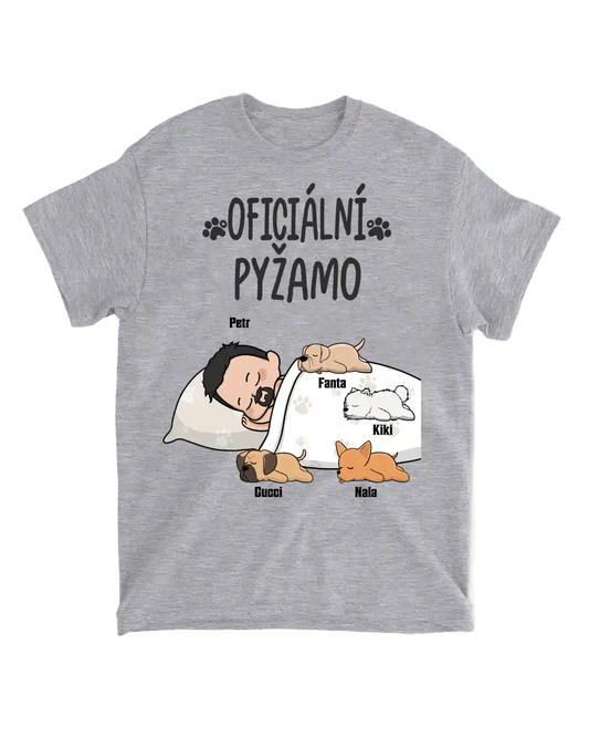 Tričko - Oficiální pyžamo 3 - až 6 psů - Climo.cz