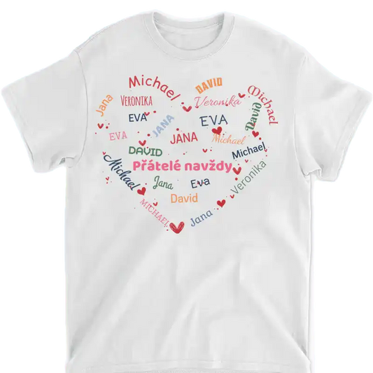 Tričko - Přátelé navždy - Až 10 lidí - Climo.cz
