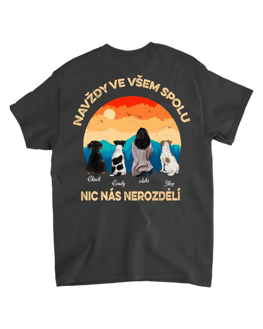Tričko - Přátelé navždy - Zadní potisk - Climo.cz