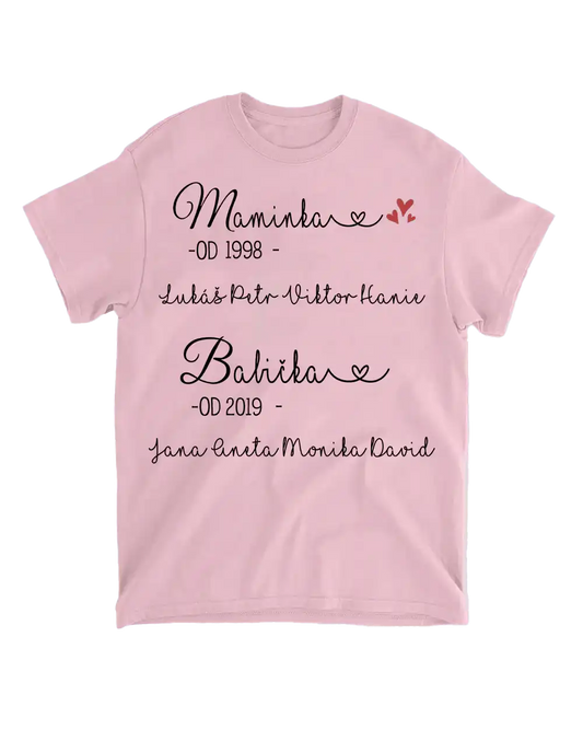 Tričko - Prvně maminka nyní babička 3 - Climo.cz