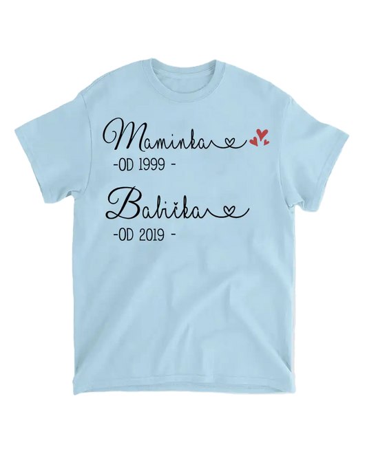 Tričko - Prvně maminka nyní babička 4 - Climo.cz