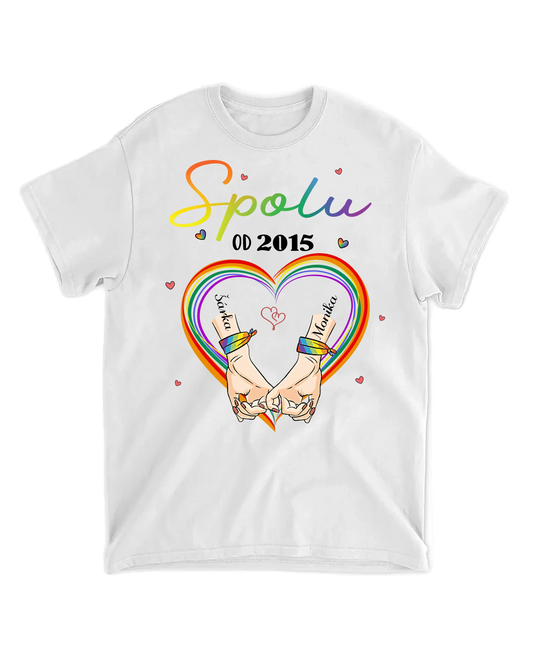 Tričko - Spolu od 2020 - LGBTQ+ 2 - Climo.cz