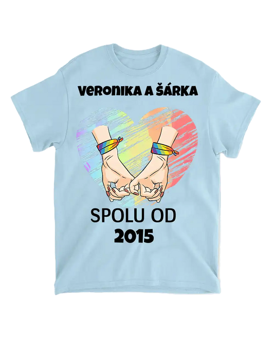 Tričko - Spolu od 2020 - LGBTQ+ - Climo.cz