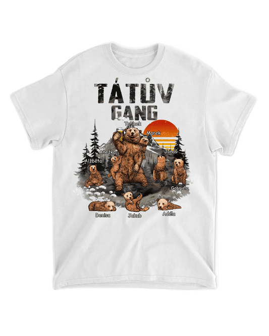 Tričko - Tátův gang - až 8 dětí - Climo.cz