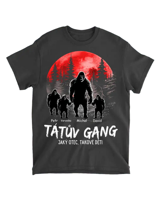 Tričko - Tátův gang, jaký otec, takové děti - až 6 dětí - Climo.cz