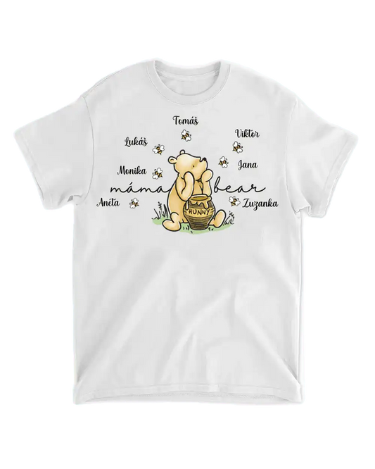 Tričko - They Call Me Máma Bear - až 10 dětí - Climo.cz