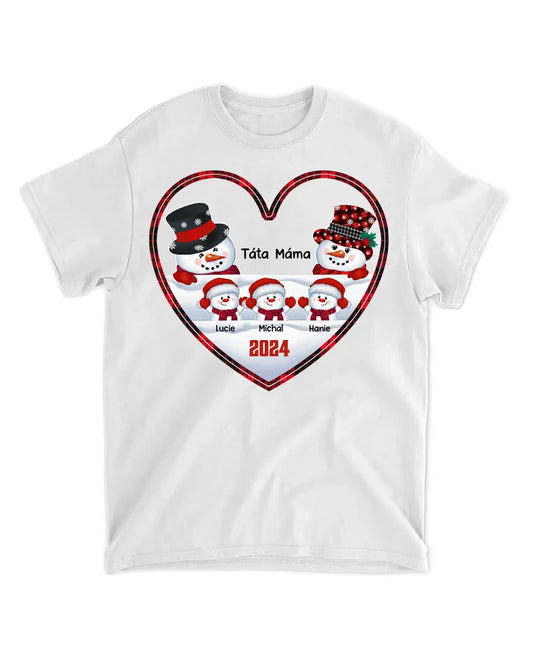 Tričko - Vánoční srdce 3 - Až 8 dětí - Climo.cz