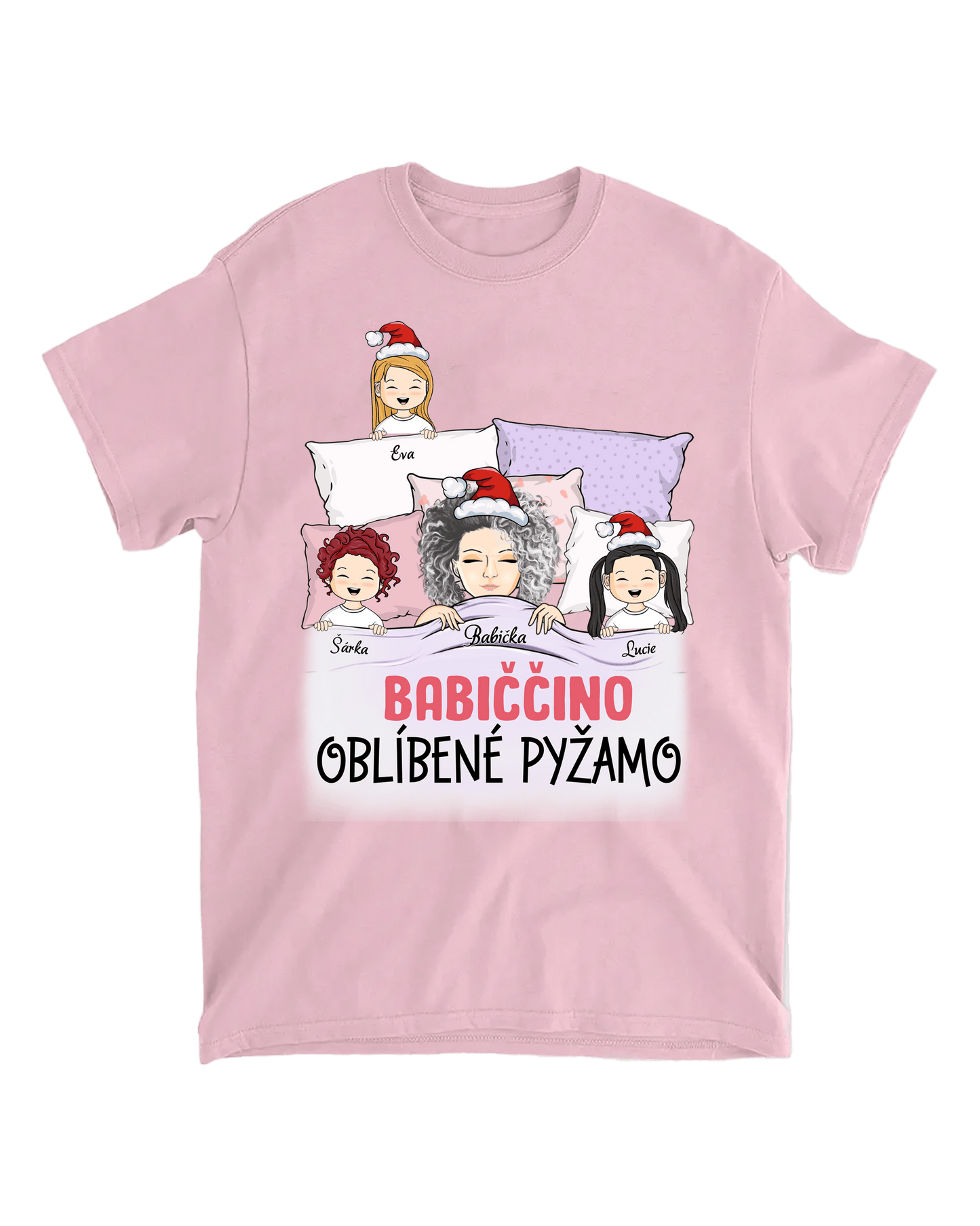 Tričko - Babiččino oblíbené pyžamo - Až 5 dětí