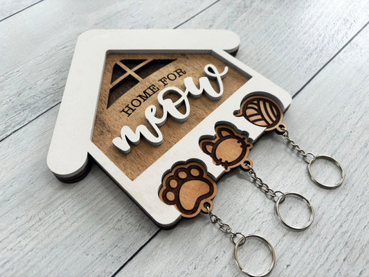 Věšáky na klíče - Home for meow - Climo.cz