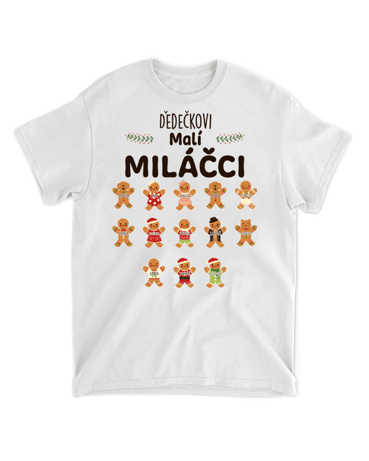 Tričko - Dědečkovi malí miláčci - Až 15 dětí - Climo