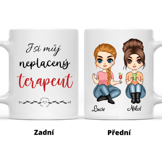 Hrnek - Jsi můj neplacený terapeut - Climo.cz
