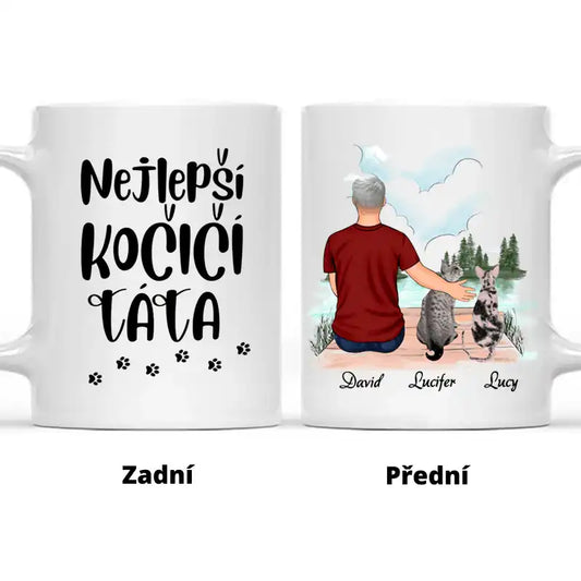 Hrnek - Kočičí táta s výhledem - Climo.cz