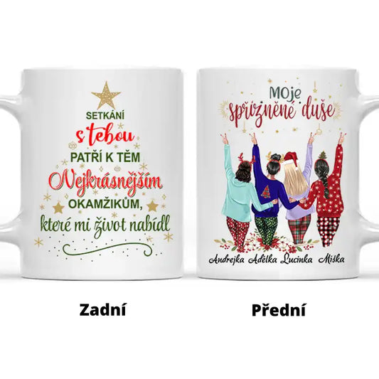 Hrnek - Mé spřízněné duše - až 4 holky - Vánoční verze - Climo.cz