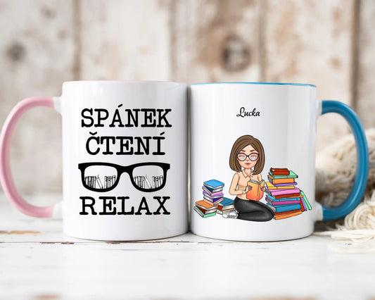 Hrnek - Miluji čtení 5. verze - Climo.cz