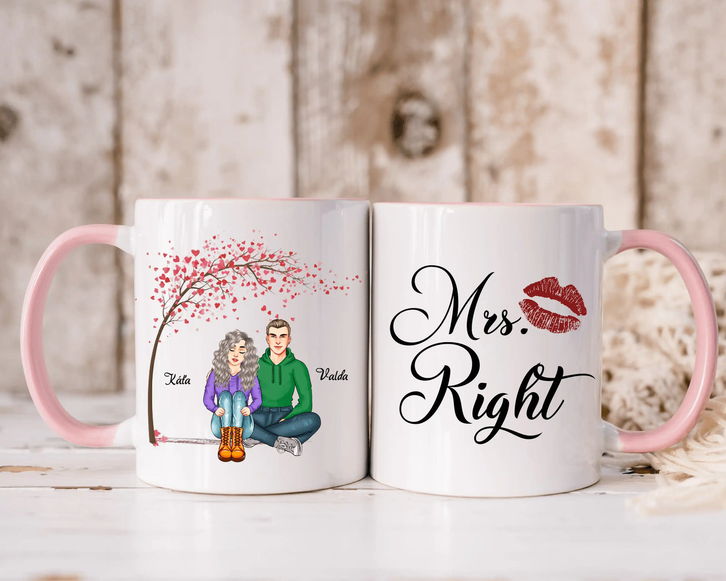 Hrnek - Zamilovaný pár 3. verze - Mrs Right - Climo.cz