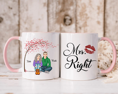 Hrnek - Zamilovaný pár 3. verze - Mrs Right - Climo.cz