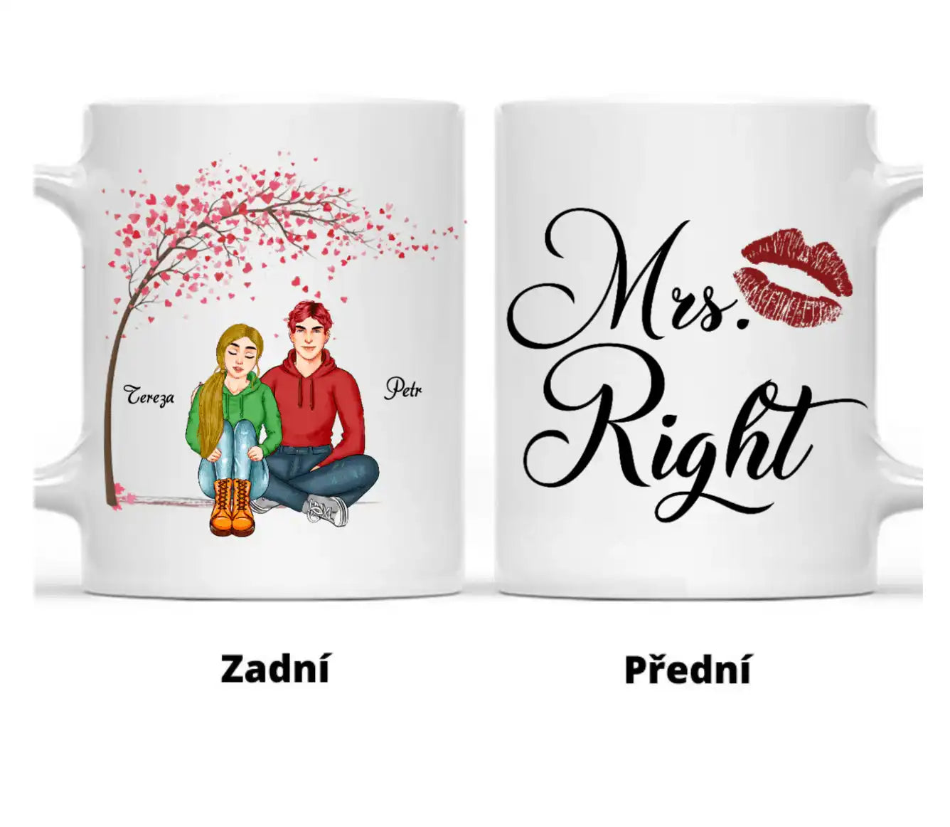 Hrnek - Zamilovaný pár 3. verze - Mrs Right - Climo.cz
