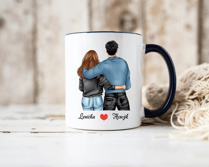 Hrnek - Zamilovaný pár - Chci tě. Potřebuji tě. Miluji tě - Climo.cz