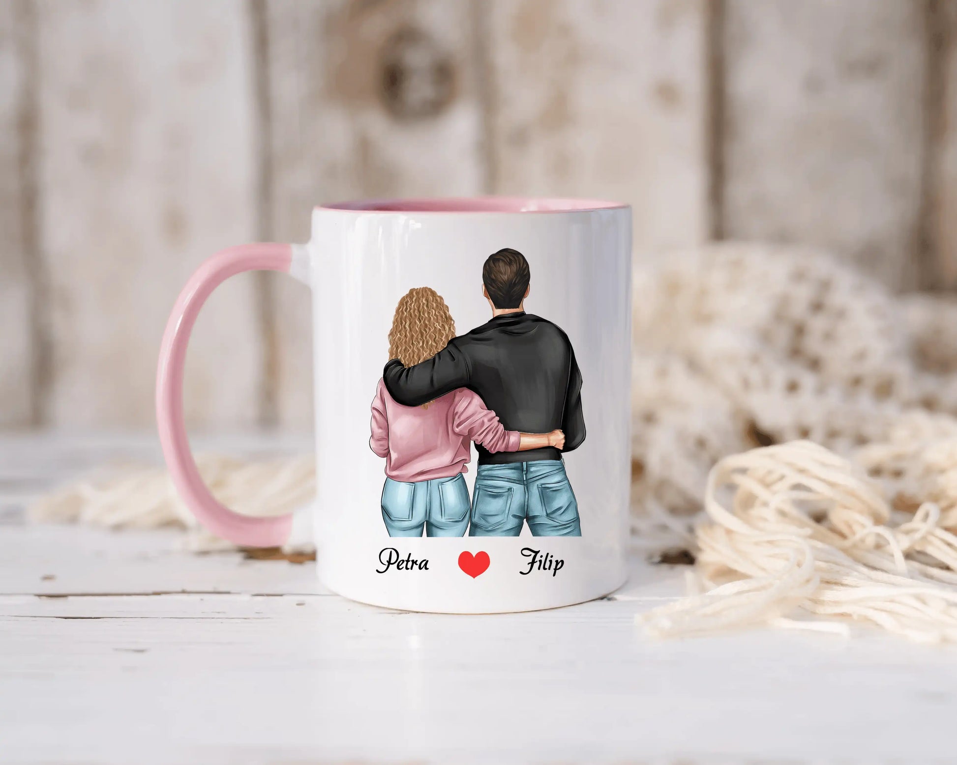 Hrnek - Zamilovaný pár - Nejsem otravná jen do tebe ZAMILOVANÁ - Climo.cz